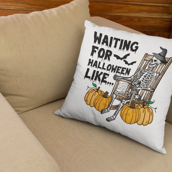 Waiting on Halloween Like...Pillow Cover - Picture 1 of 1